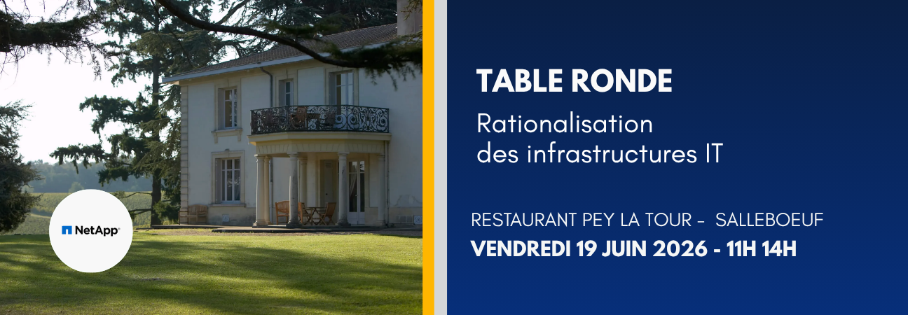 TABLE RONDE NETAPP 2026